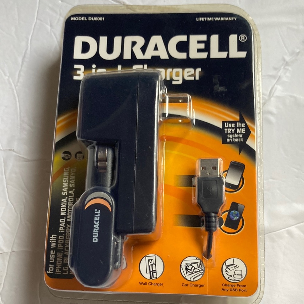 Duracell 3 in 1 Charger Model DU8001